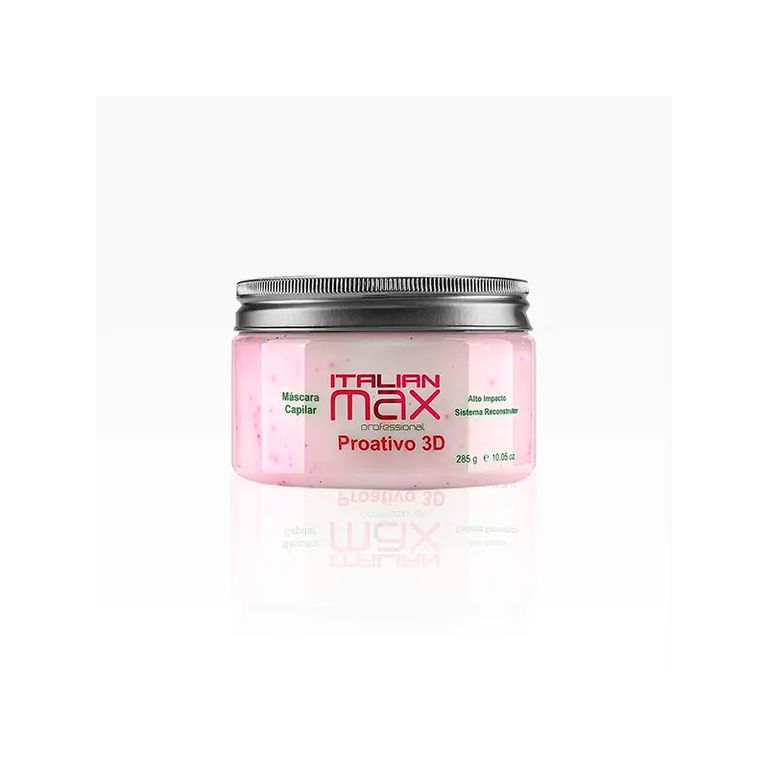 Italian Max Mascarilla Reconstructiva Proactiva 3D para Cabellos Lisos 285g