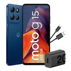 MOTOROLA - Celular G15 512GB 4GB Azul
