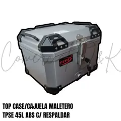 GENERICO - CAJUELA-MALETERO TPSE 45LITROS RESPALDAR MOTO-CICLISMO