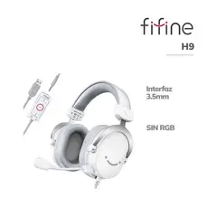FIFINE - Auricular H9 Cableada White