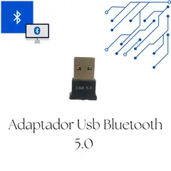 GENERICO - Bluetooth 5.0 Para Pc Laptop Adaptador Usb Plug & Play Datos