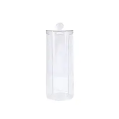 GENERICO - Dispensador Funcional de Acrilico con Tapa para Algodon