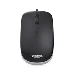 CYBERTEL - Mouse Alámbrico 1000DPI NEGRO Rocker - CYB M202