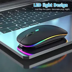 GENERICO - MOUSE INALÁMBRICO BLUETOOTH RECARGABLE USB