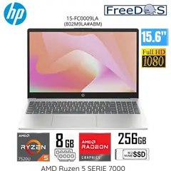 HP - Laptop 15-FC0009LA AMD Ryzen 5-7520U 8GB RAM 256GB SSD 156 FHD - Silver