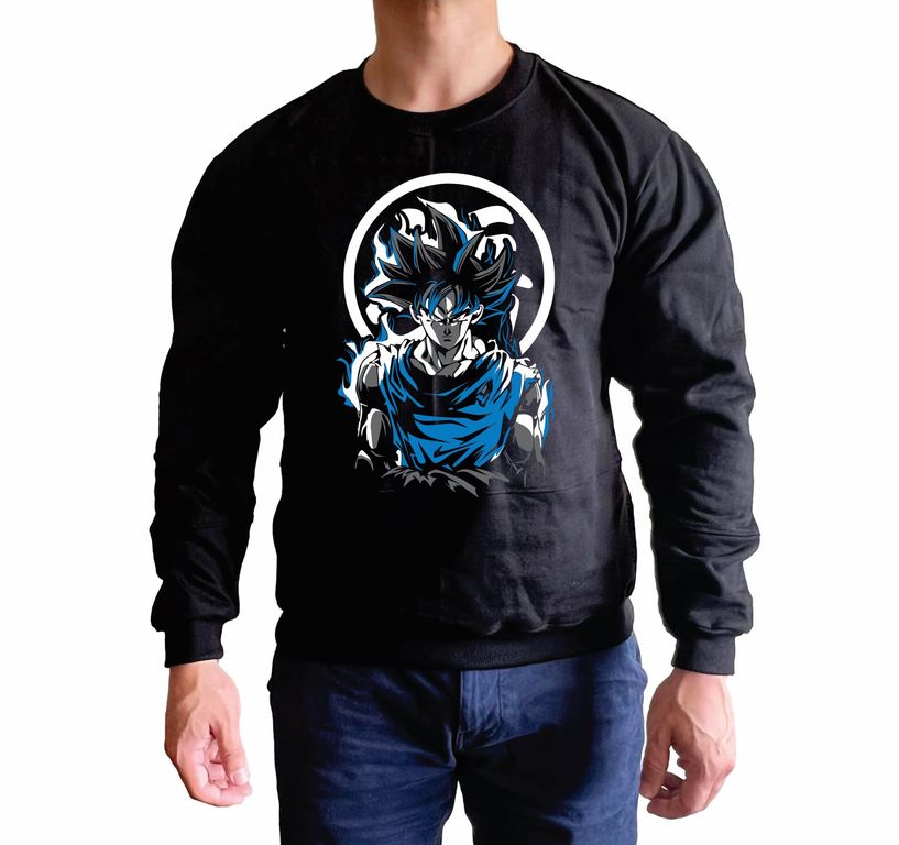 Polera Hombre Básico GOKU - Negro