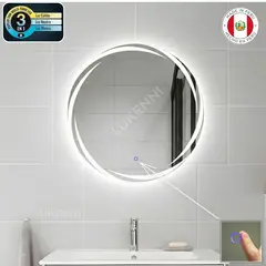 OEM - Espejo LED Tactil 60 cm MARAZ 3 Luces