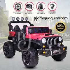 CONFORT - Carro a Batería para niños «JEEPSTORM» Todo Terreno Pink
