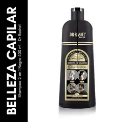GENERICO - Shampoo 2 en 1 Negro 400 ml - Dr Rashel