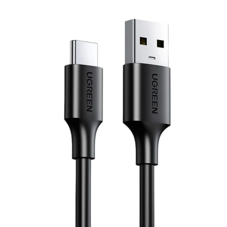 Cable US287 Carga Rápida 1m USB-A a USB-C QC 30 Negro
