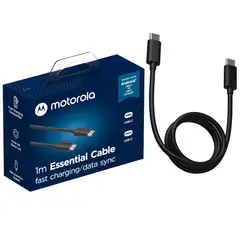 MOTOROLA - Cable Essential Tipo-C a C 1 Metro Original
