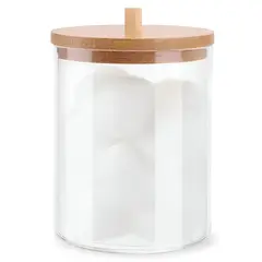 MINARI - Organizador Acrílico de Hisopos Algodón Desmaquillantes A40