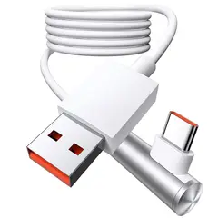 XIAOMI - Cable Datos Tipo C 180cm Angulo 90° Soporta 120w 6A