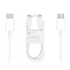SAMSUNG - Cable 1M USB-C a USB-C para S3 S4 Plus S25 Ultra