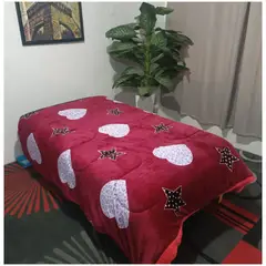 CUTE - EDREDÓN PIEL DE DURAZNO CON CARNERO