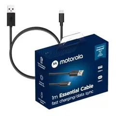 MOTOROLA - Cable Essential USB A a Tipo-C 1 Metro Original
