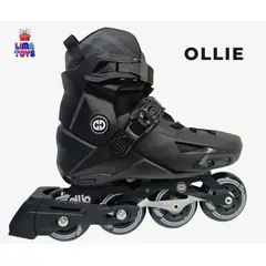 OLLIE - PATINES EN LINEA BOTA DURA NEGRO M 32-35