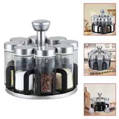 INSPIRA MARKET - Set x8 condimenteros especieros giratorio 360°