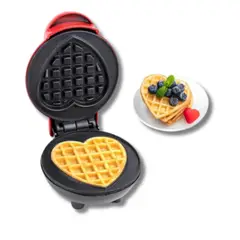 OEM - Mini Waflera CORAZON Eléctrica Antiadherente