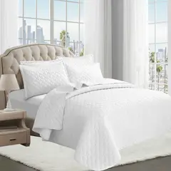 GOLDSUN - CUBRECAMA COLOR ENTERO 1 PIEZA EN 2 PLAZAS.