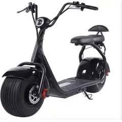 GREEN RIDER - Moto Eléctrica Chopper X1 color negro