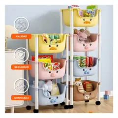 GENERICO - Organizador 4 Divisiones de Personajes Y+Papel de Regalo