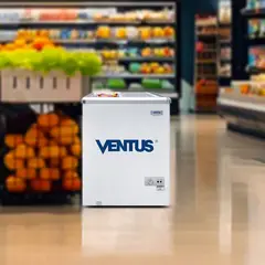 VENTUS - Congeladora DUAL Tapa de Vidrio CTV-110