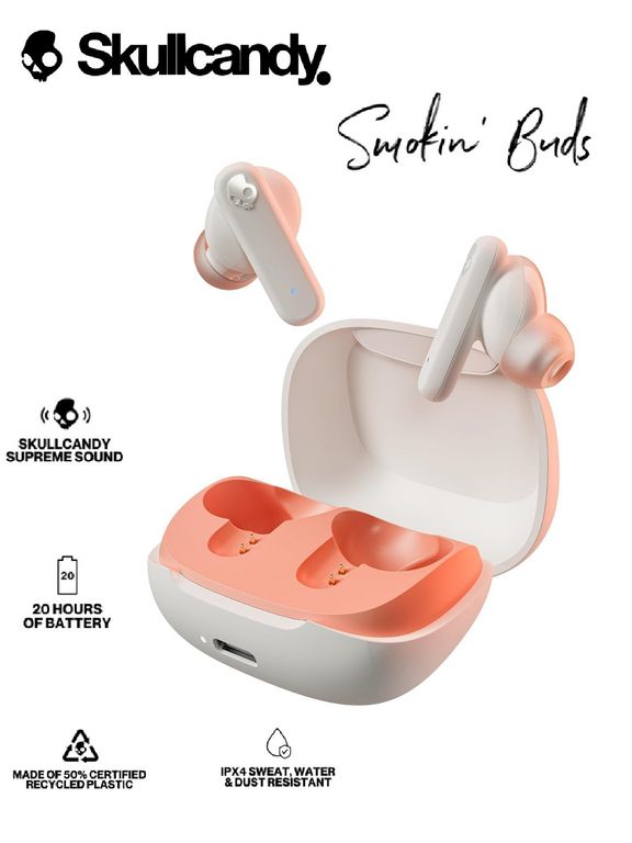 Smokin Buds Audifonos Bluetooth TWS Bone - No Jib True