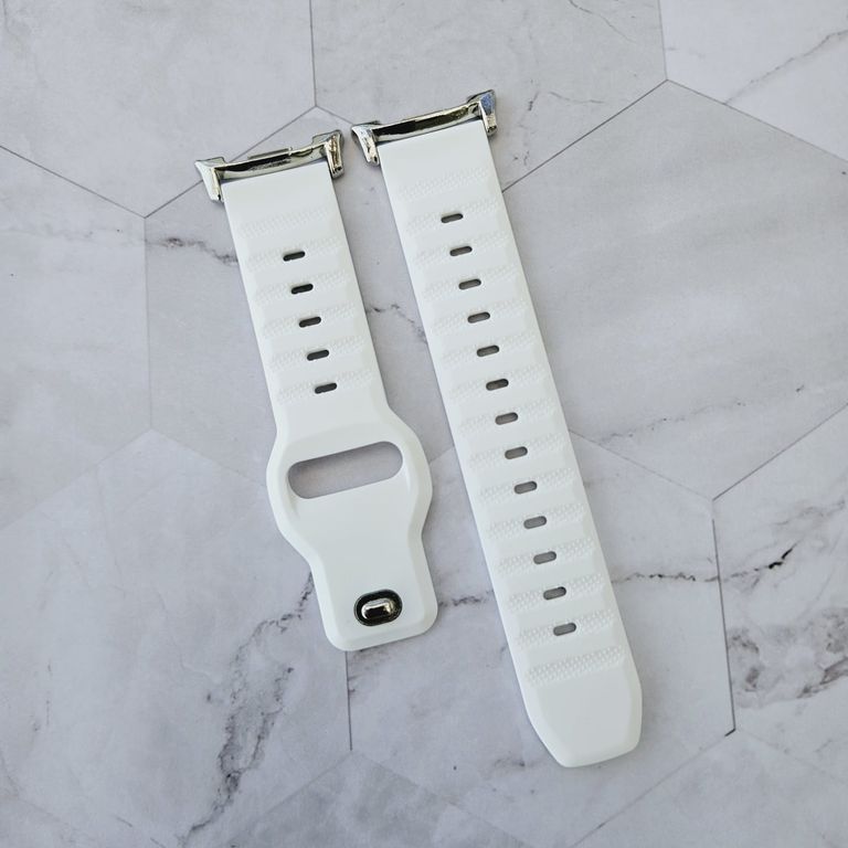 Correa Silicona SPG para SAMSUNG WATCH 8 - 8 CLASSIC - Blanco