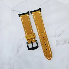 GENERICO - Correa Cuero para SAMSUNG WATCH 8 - 8 CLASSIC - Camello