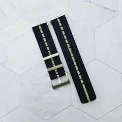 GENERICO - Correa Nylon Premium para HUAWEI FIT 4 - 4 PRO - Azul Beige