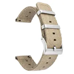 GENERICO - Correa Nylon Premium para XIAOMI WATCH S4 - S3 - S2 - S1 - Beige
