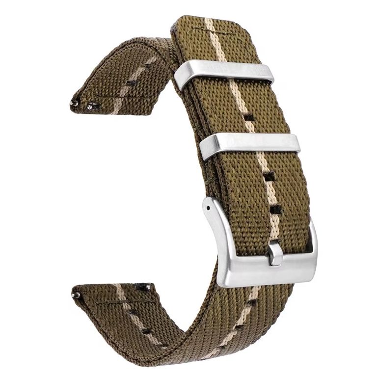 Correa Nylon Premium de 22mm para Reloj - Universal - Verde