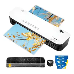 QUICK - Termolaminadora Plastificadora +cortador De Papel +300 Micas