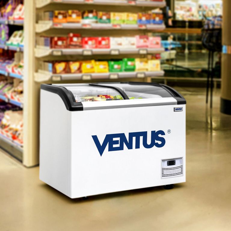 Congeladora Dual Tapa de Vidrio Curvo, 220 L, CTV-220Q PRO -