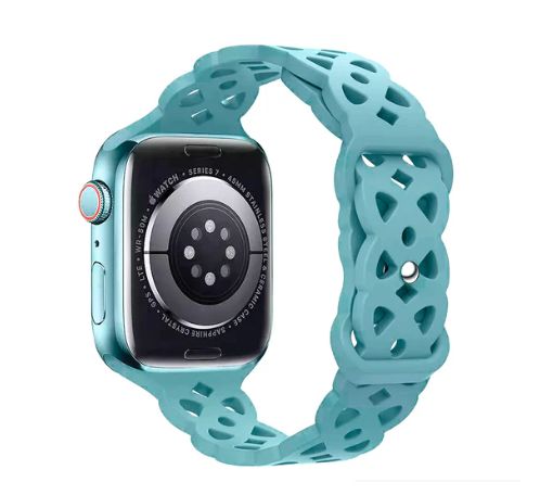 Correa Doble Trenzado para Apple Watch 38mm - Verde Aguamarina