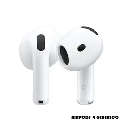 GENERICO - AUDIFONOS BLUETOOTH AIRPODS 4 GENERACION ANC BLANCO