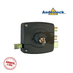 ANDESLOCK - Cerradura Blindada de sobreponer AS01N puertas hasta 45 mm esp.