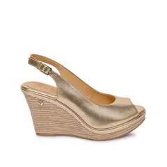 Piazza - Sandalia Peep Toe Casual WAL-2615 Dorado