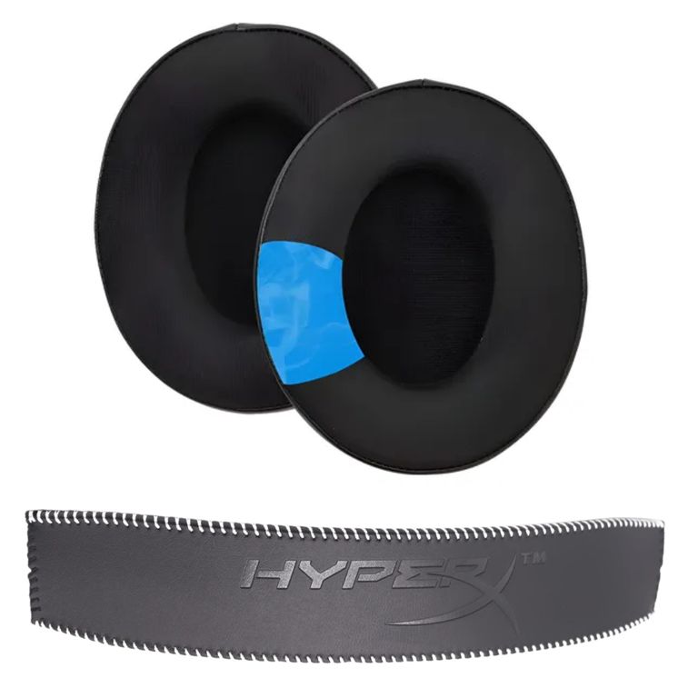 Almohadillas de Gel y Vincha Para Audífonos HyperX CloudX AlphaS