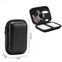 GENERICO - FUNDA ANTI GOLPES CASE DISCO DURO EXTERNO FUNDA RÍGIDA NEGRO