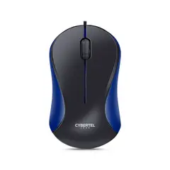 CYBERTEL - Mouse Oficina Alámbrico 1000DPI Azul Thor CYB M101B