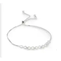 JOYERIA D'PILMER - PULSERA DE PLATA 5 INFINITOS