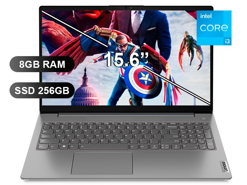 V15 G4 IRU 83A100ELLM 39.6cm (15.6") - Full HD - Intel Core i3 13a Gen i3-1315U - 8GB - 256GB SSD