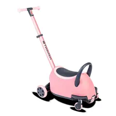 YVOLUTION - Correpasillos y scooter YGlider LUNA 3 en 1 Rosa