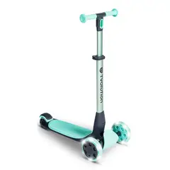YVOLUTION - Scooter plegable YGlider NUA verde ruedas LED