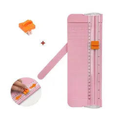 GENERICO - Cortador De Papel Guillotina + 1 Cuchilla De Repuesto