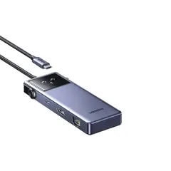 UGREEN - Hub 7 en 1 USB-C HDMI Ethernet 1Gbps 100W PD Gris 45155