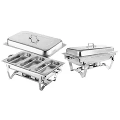 PIA COPELLO STORE - Bandeja de Acero Inoxidable con 3 Divisiones