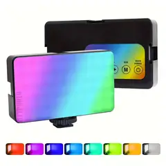 GENERICO - Luz Led Portátil Rgb Recargable Celular camara Vlog Foto Video